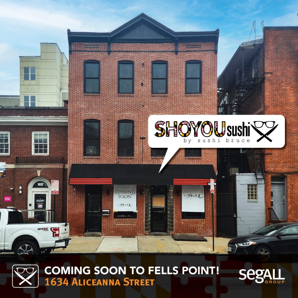 Shoyou Sushi is coming soon to Fells Point!